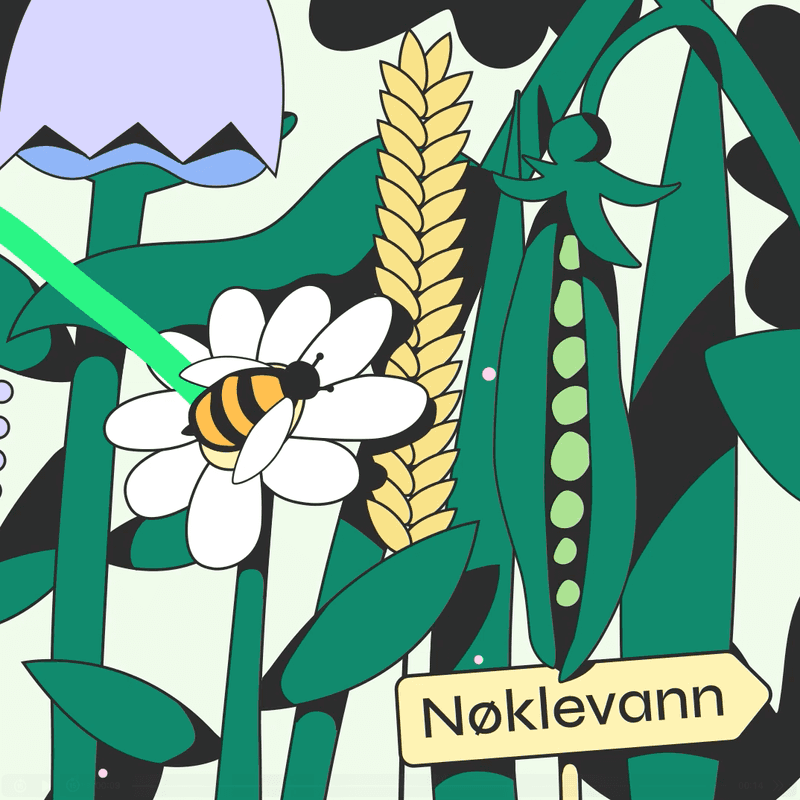 En grønn korridor gjennom byen
